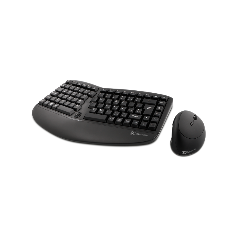 Teclado Ergonómico KBK-510 Klip Xtreme – J&E Suministros de Oficina